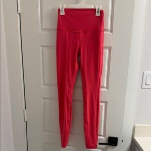 Lululemon Align Pink leggings. Size 4 25inch